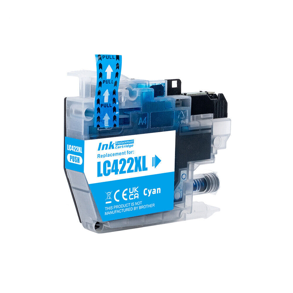 Compatible LC422XLC Cyan Ink Cartridge for Brother Printers