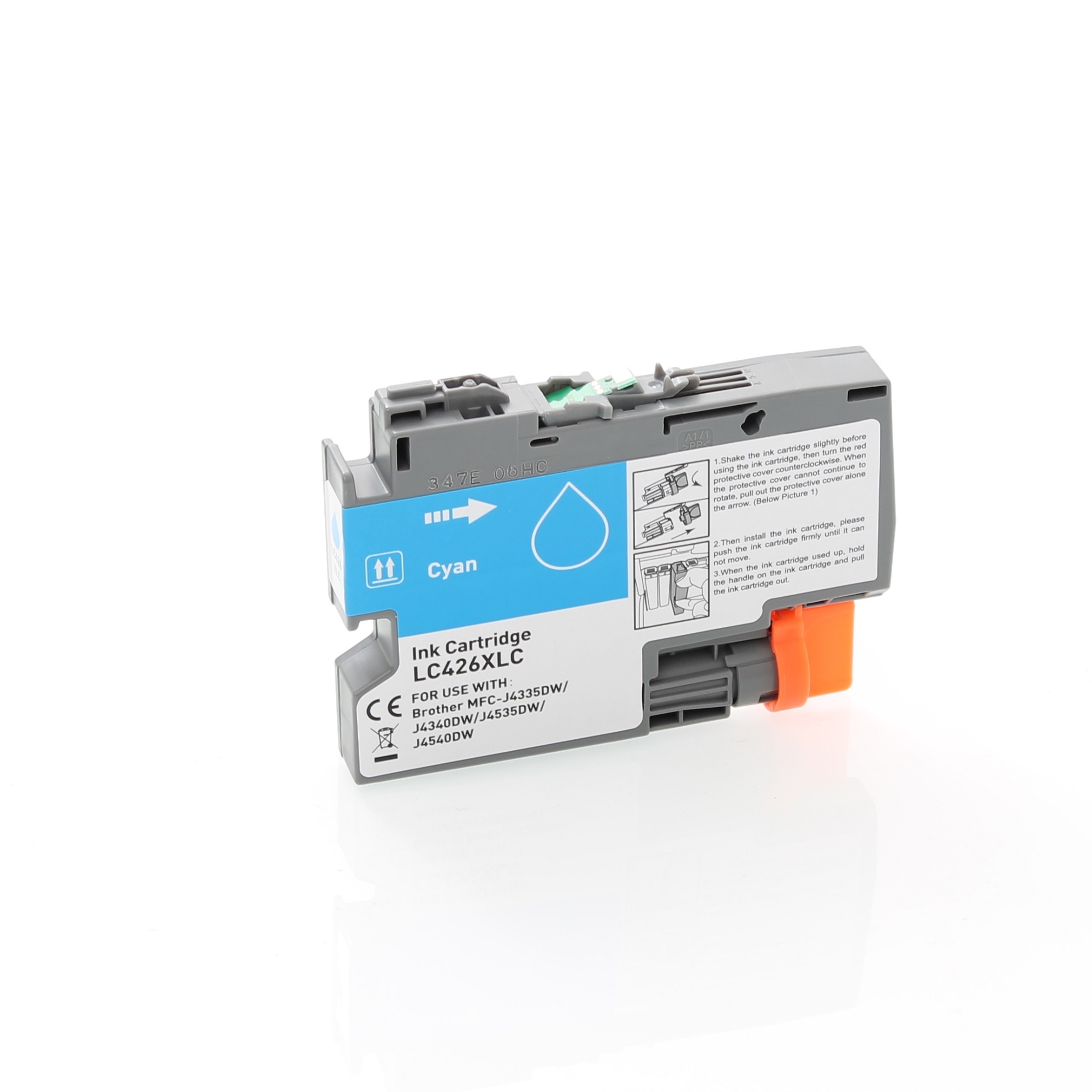 Compatible LC426XLC Cyan Ink Cartridge for Brother Printers