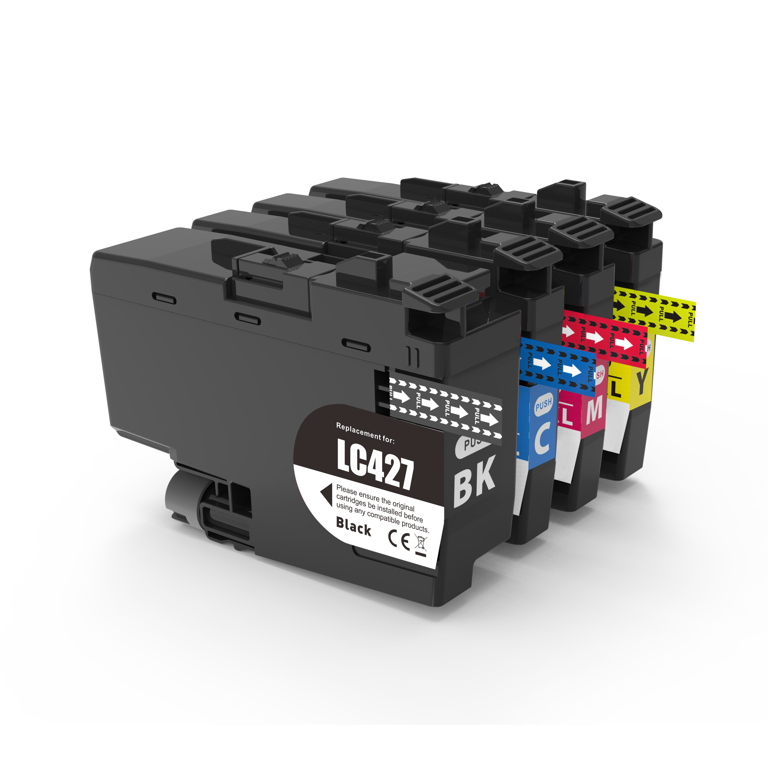 5 Pack - Compatible LC427 BBCMY Ink Cartridge Multipack of 5 for Brother Printers