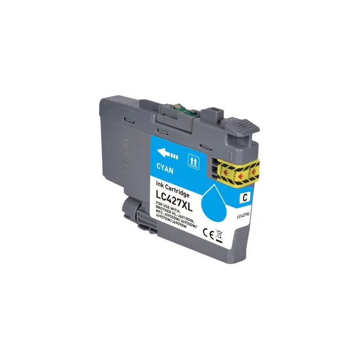 Compatible LC427XLC Cyan Ink Cartridge for Brother Printers