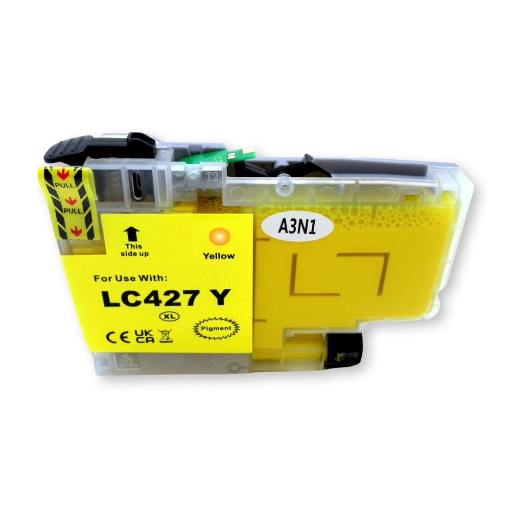 Compatible LC427Y Yellow Ink Cartridge for Brother Printers