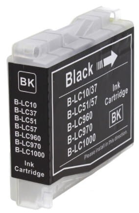 Compatible LC970 LC1000 Black Ink Cartridge for Brother Printers