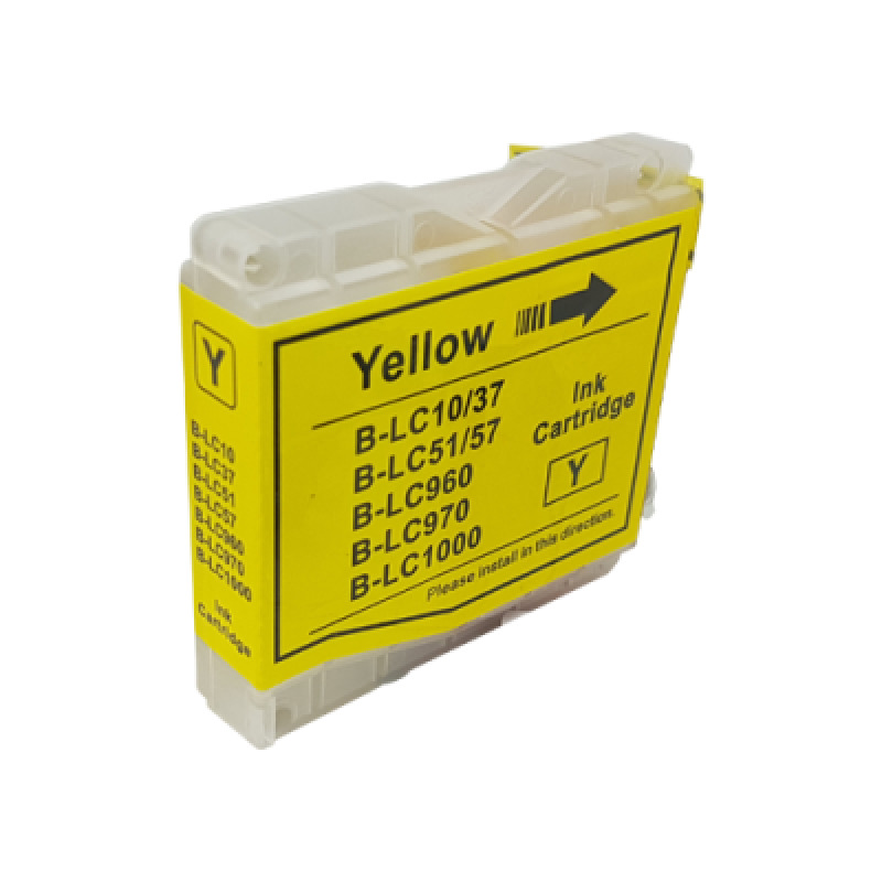 Compatible LC970 LC1000Y Yellow Ink Cartridge for Brother Printers