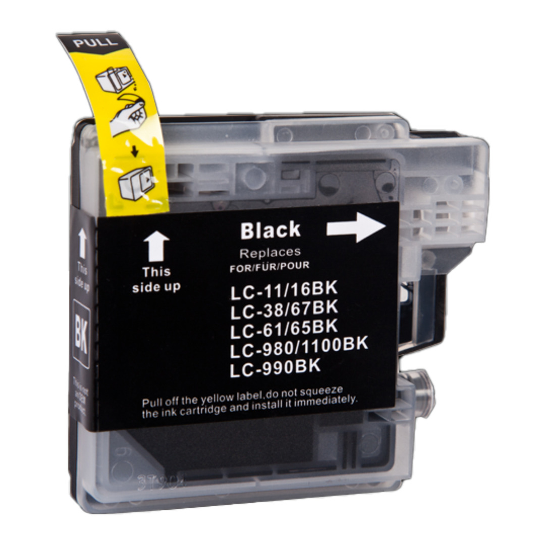 Compatible LC980BK Black Ink Cartridge for Brother Printers