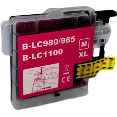 Compatible LC980M Magenta Ink Cartridge for Brother Printers