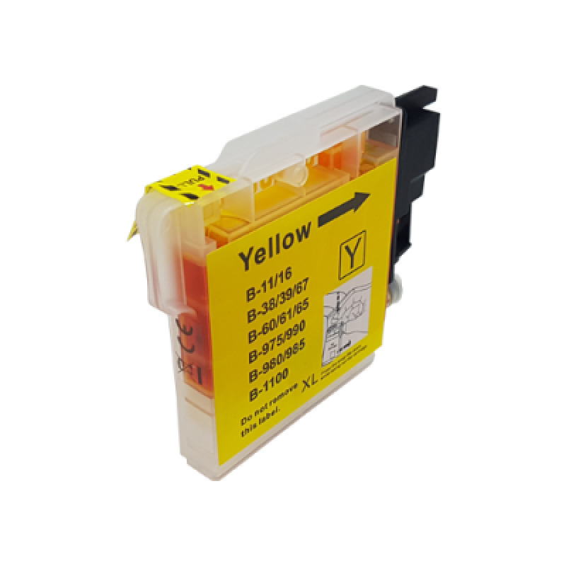Compatible LC980Y Yellow Ink Cartridge for Brother Printers