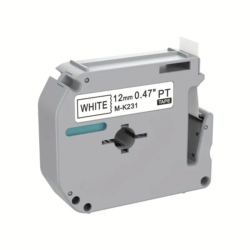 Compatible MK-231 Black on White Tape 12mm x 8m for Brother P-Touch Label Printers