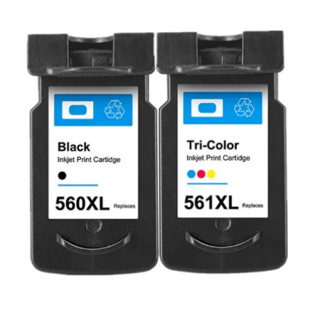 Twin Pack - Compatible PG-560XL CL561XL Ink Multipack for Canon Printers