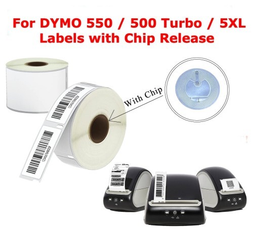 Compatible 99012 S0722400 260x89x36mm Label Roll WITH CHIP To Fit Dymo 550, 550 Turbo and 5XL