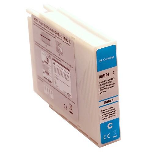 Compatible T04A2 Cyan Ink Cartridge for Epson Printers C13T04A240