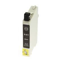 Compatible T0611 Black Ink Cartridge for Epson Printers C13T06114010