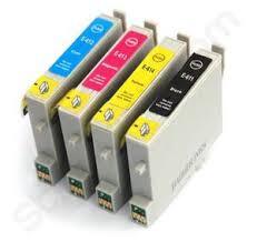 4 Pack - Compatible T0615 BCMY Ink Multipack - Teddybear for Epson Printers
