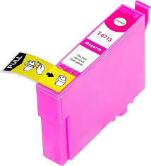 Compatible T0713 Magenta Ink Cartridge for Epson Printers C13T07134010