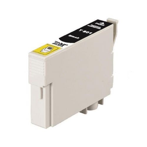 Compatible T0801 Black Ink Cartridge for Epson Printers C13T08014010