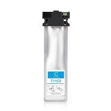 Compatible T11C2C Twin Pack Cyan Ink Cartridge for Epson Printers C13T11C240