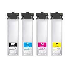 4 Pack - Compatible T11D Twin Pack BCMY Ink Multipack for Epson Printers