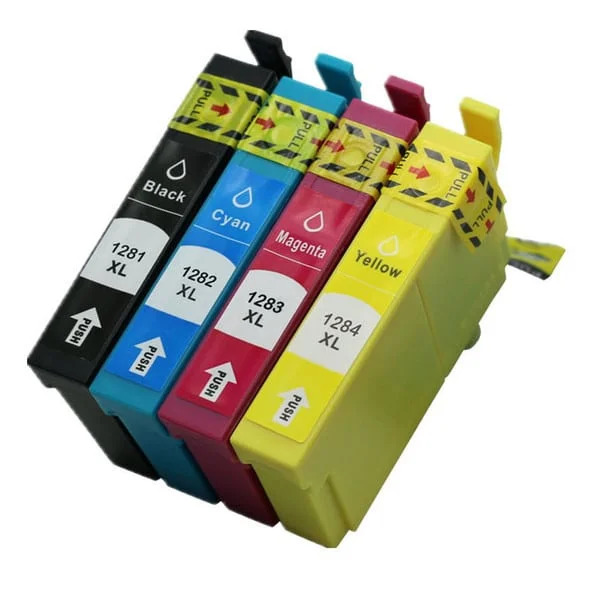 4 Pack - Compatible T1285 BCMY Ink Multipack - Fox for Epson Printers