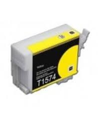 Compatible T1574 Yellow Ink Cartridge for Epson Printers C13T15744010