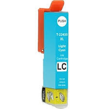 Compatible 24XL T2435 Light Cyan Ink Cartridge for Epson Printers C13T24354012