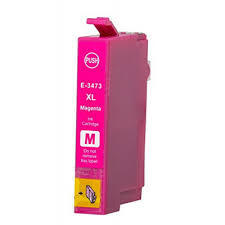 Compatible 34XL T3473 Magenta Ink Cartridge for Epson Printers C13T34734012