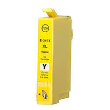 Compatible 34XL T3474 Yellow Ink Cartridge for Epson Printers C13T34744012