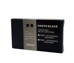 Compatible T5631 Black Ink Cartridge for Epson Printers C13T563100