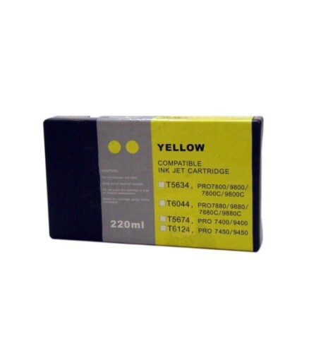 Compatible T5634 Yellow Ink Cartridge for Epson Printers C13T563400