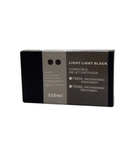 Compatible T5639 Light Light Black Ink Cartridge for Epson Printers C13T563900