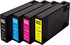 4 Pack - Compatible T7890 XXL BCMY Ink Hi Cap Multipack for Epson Printers