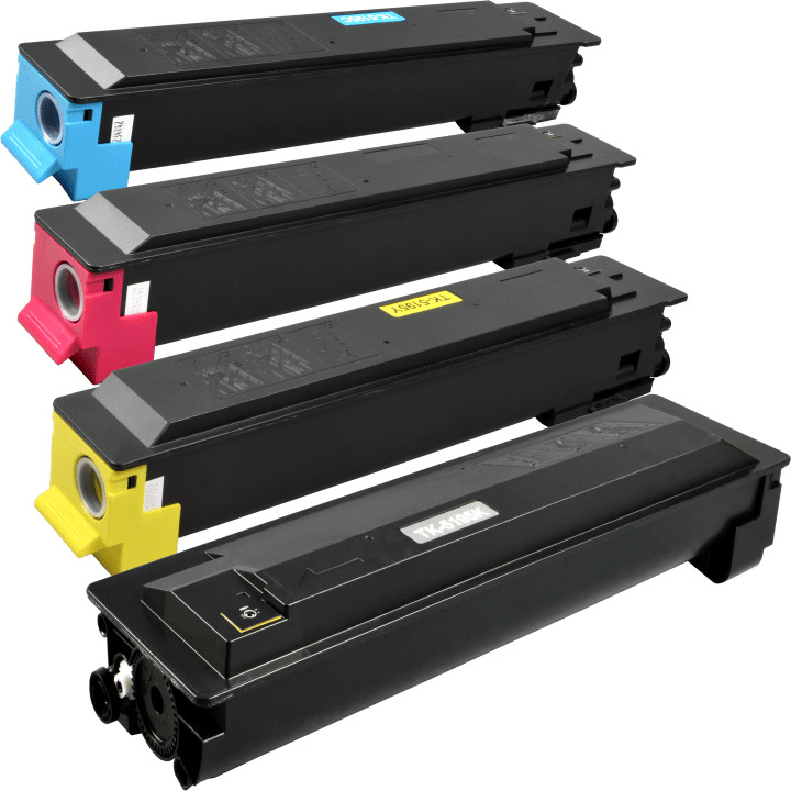 4 Pack - Compatible TK5195 BCMY Toner Multipack for Kyocera Printers