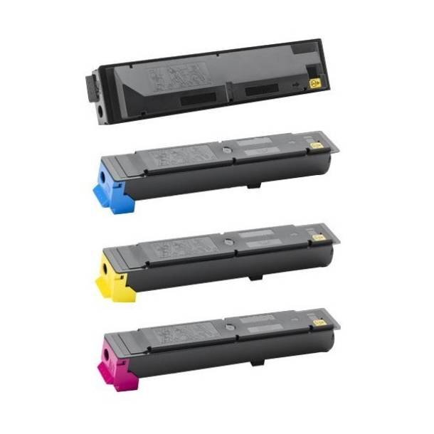 4 Pack - Compatible TK5215 BCMY Toner Multipack for Kyocera Printers