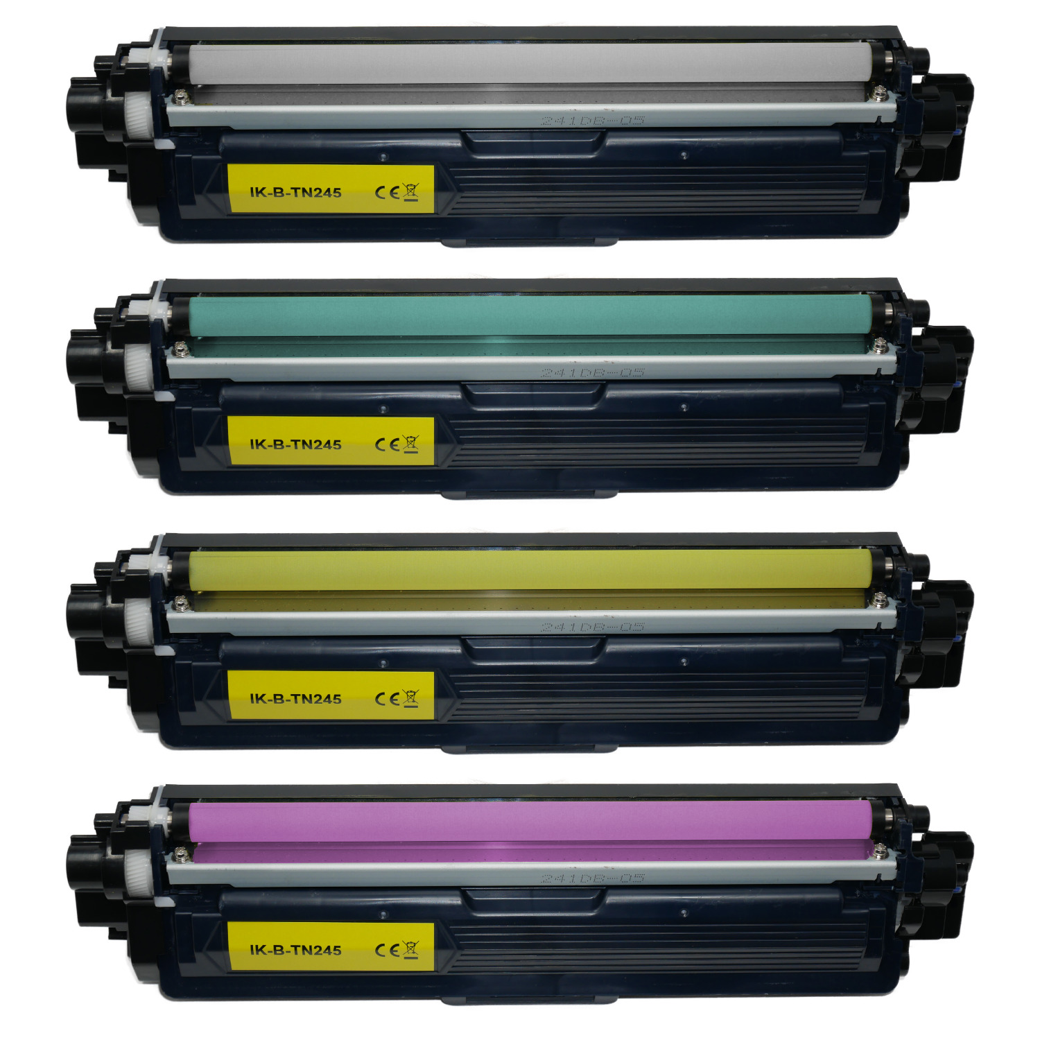 4 Pack - Compatible TN241 BCMY Toner Multipack for Brother Printers