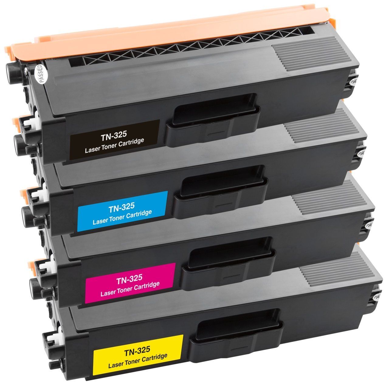 4 Pack - Compatible TN325 BCMY Toner Multipack for Brother Printers