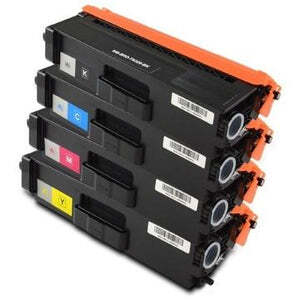 4 Pack - Compatible TN329 BCMY Toner Multipack for Brother Printers