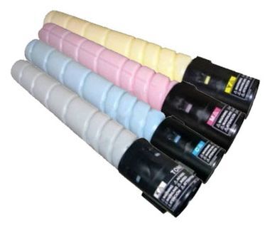 4 Pack - Compatible TN512 BCMY Toner Multipack for Konica Minolta Printers