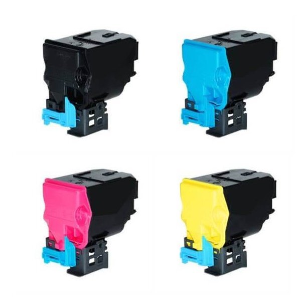 4 Pack - Compatible TNP49 BCMY Toner Multipack for Konica Minolta Printers