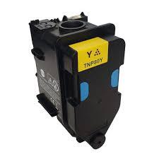 Compatible TNP80Y Yellow Toner Cartridge for Konica Minolta Printers AAJW352
