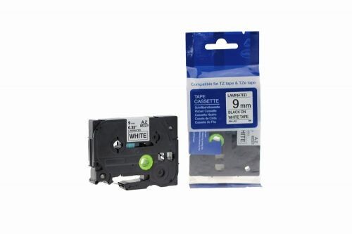 Compatible TZe-221 Black on White Tape 9mm x 8m for Brother P-Touch Label Printers