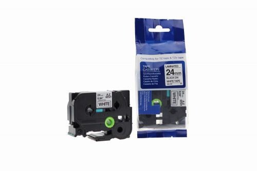 Compatible TZe-251 Black on White Tape 24mm x 8m for Brother P-Touch Label Printers