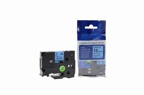 Compatible TZe-541 Black on Blue Tape 18mm x 8m for Brother P-Touch Label Printers