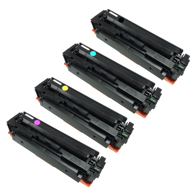 5 Pack - Compatible 207A Multipack W2210A/W2211A/W2212A/W2213A BCMY Toner + Extra Black for HP Printers
